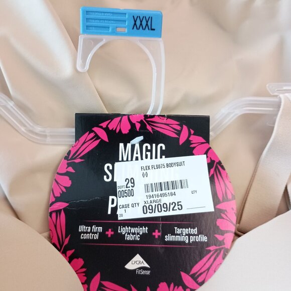 Maidenform Flexees Ultra Firm Bodyshaper Bra 3XL Nude NWT Shapewear Slimming - Picture 3 of 5